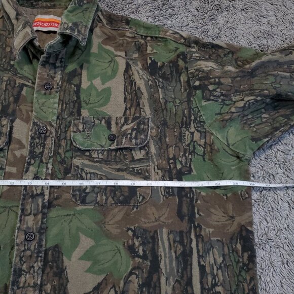 Vintage Winchester Rebark Camo Heavyweight Button Down Shirt - XL - Picture 5 of 7